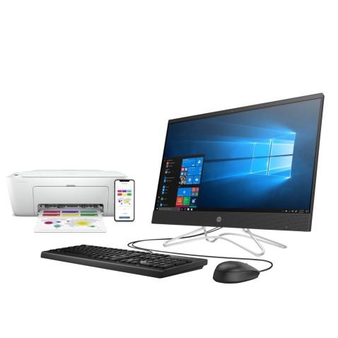 Pack Hp PC de bureau All In One i3 Ram 4Go + Imprimante DeskJet 2710 3en1 WiFi