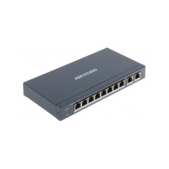 Hikvision DS-3E0310P-E/M, Switch de bureau 8 Ports PoE et 2 ports de liaison