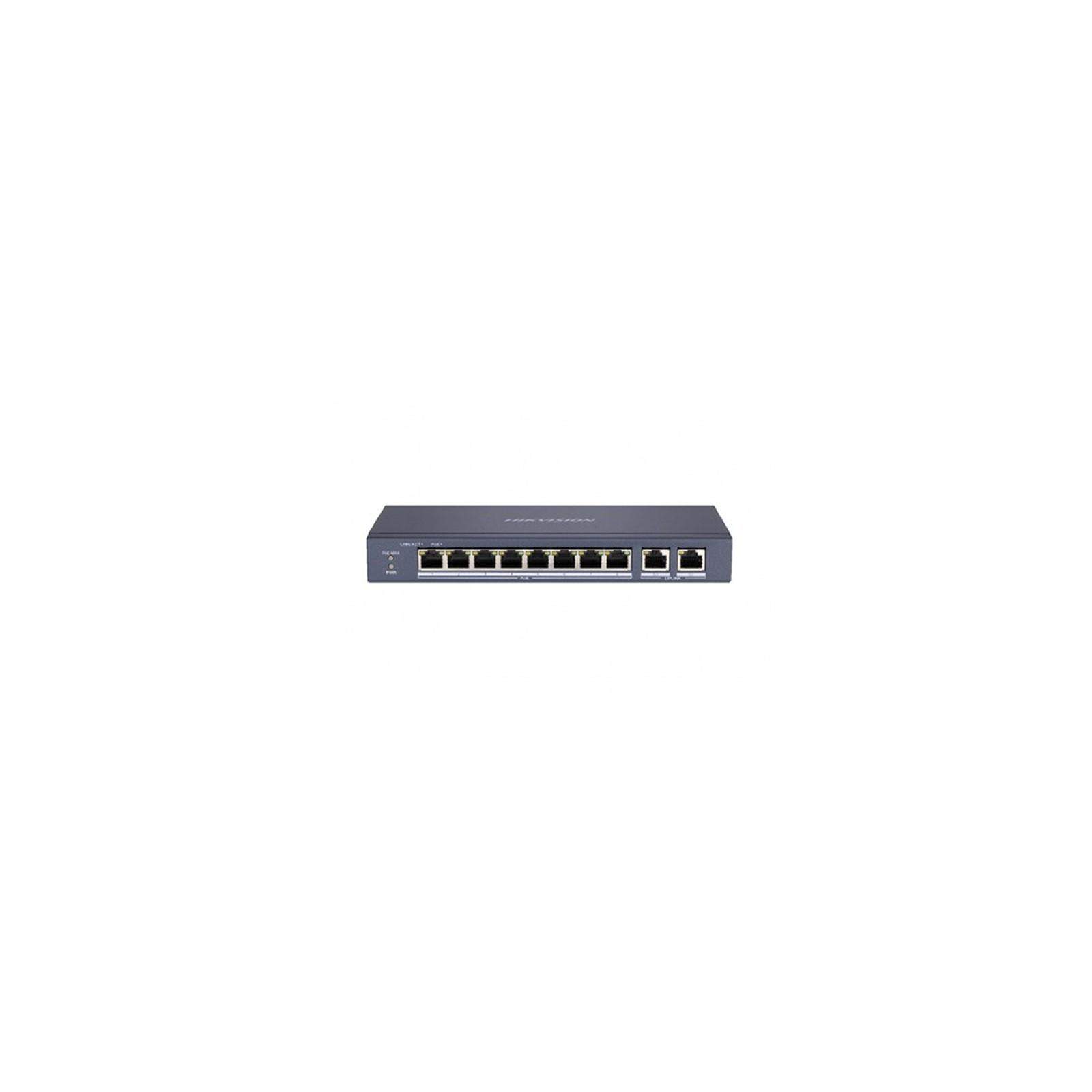 Hikvision DS-3E0310P-E/M, Switch de bureau 8 Ports PoE et 2 ports de liaison Hikvision DS-3E0310P-E/M, Switch de bureau 8 Ports PoE et 2 ports de liaison