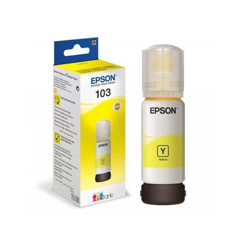 Bouteille d'encre Jaune 70 ml Epson Ecotank 103 C13T00S44A