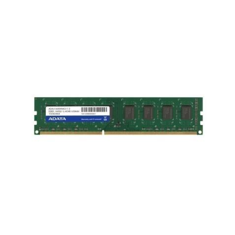 Barrette Mémoire ADATA 4GB DDR3 1600 MHz DIMM