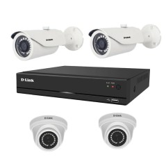 Kit Vidéo Surveillance D-Link à 4 Caméras 5MP et DVR 1080P Full HD à 4 canaux