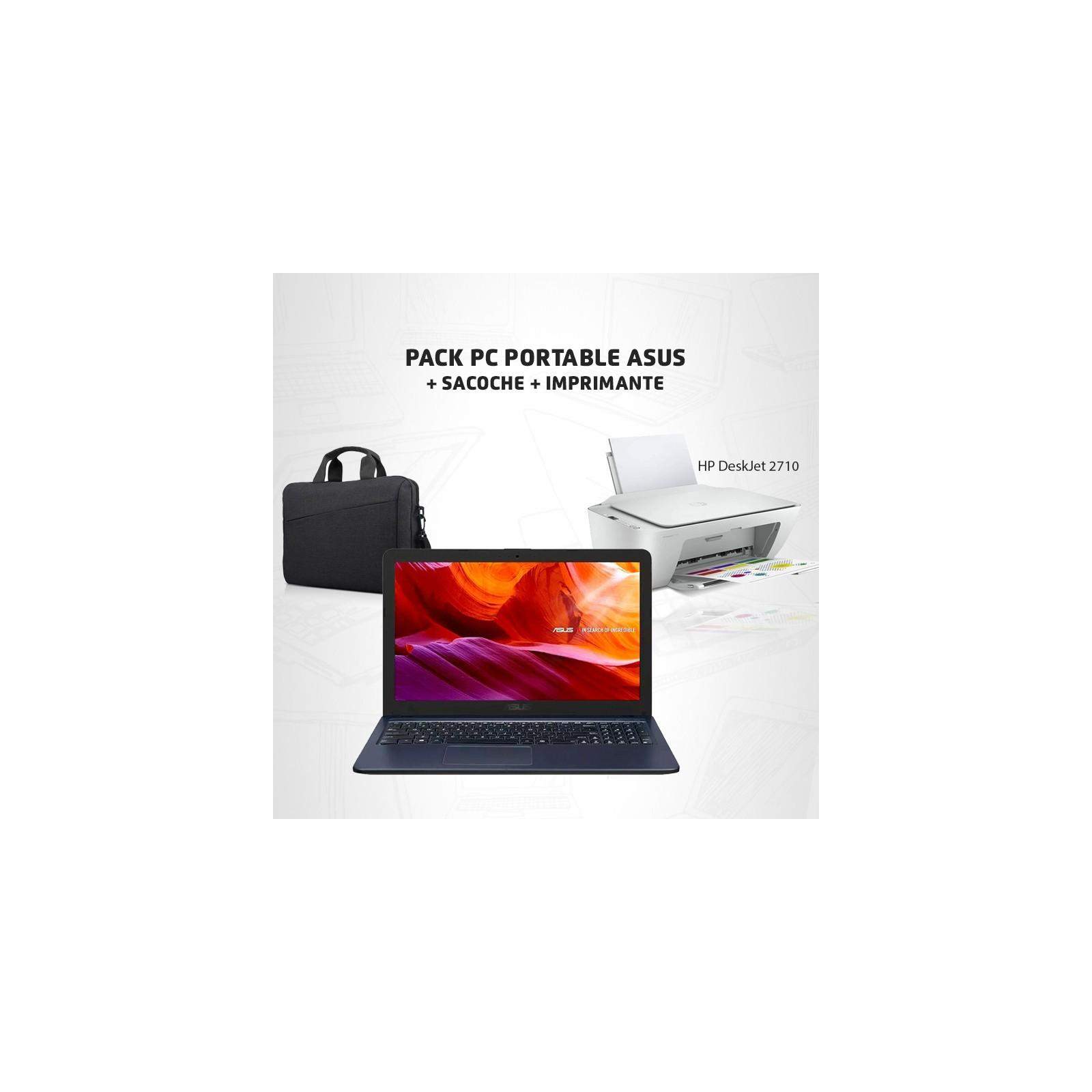 Pack Promo Pc Asus X543U + Imprimante Hp DeskJet 2710 + Sacoche Pack Promo Pc Asus X543U + Imprimante Hp DeskJet 2710 + Sacoche