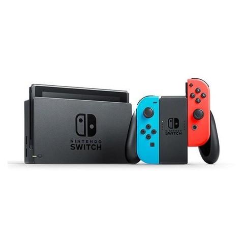 Nintendo Switch, Console Jeu avec une paire de Joy-Con Neon + Jeu Animal Crossing