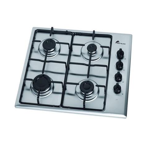 Montblanc ECOX60-4, Table de cuisson à Gaz encastrable à 4 Foyers en Inox