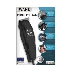 Wahl Home Pro 100, Tondeuse Cheveux avec 12 piéces noir