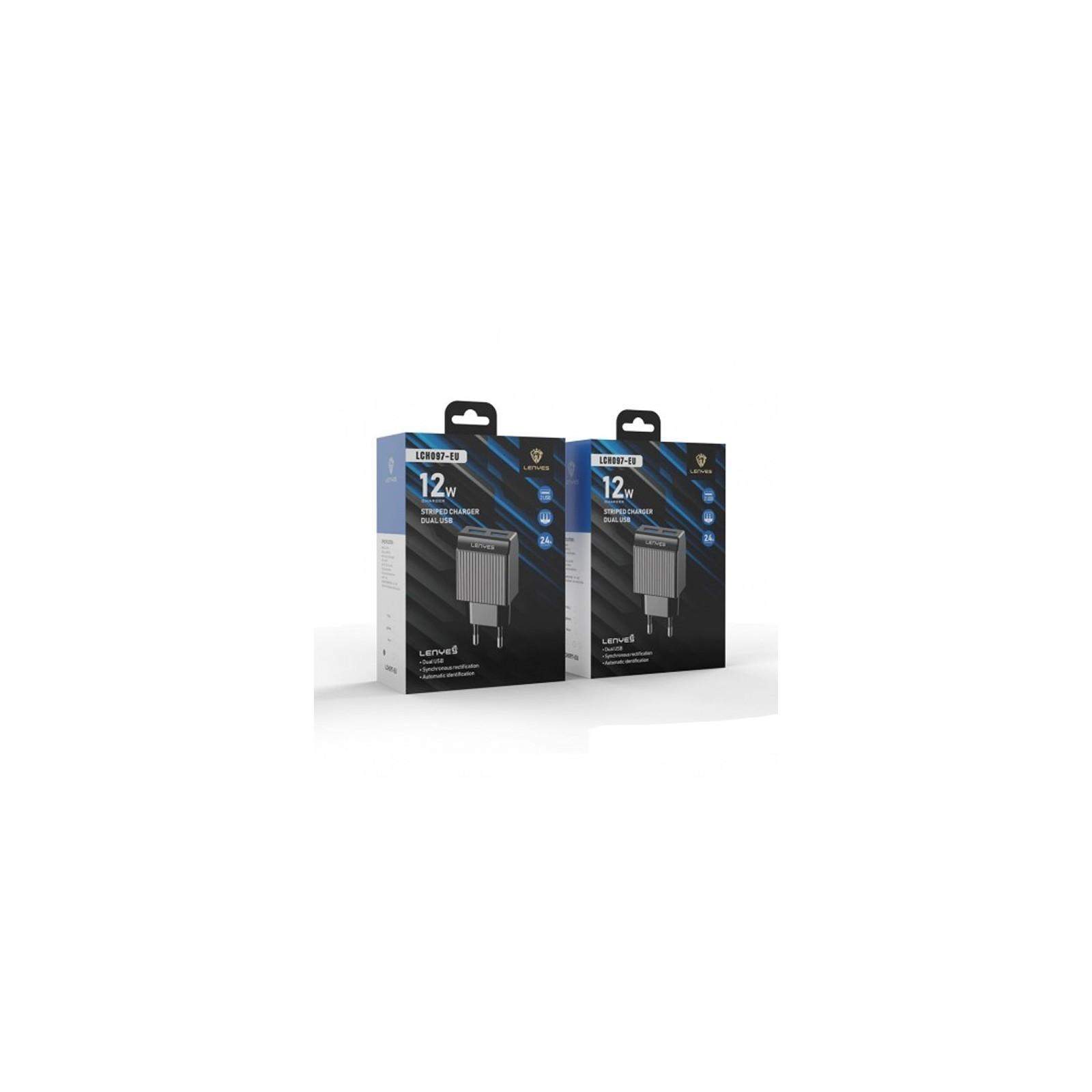 Chargeur Téléphone LENYES 2 ports USB (LCH097-EU) Chargeur Téléphone LENYES 2 ports USB (LCH097-EU)