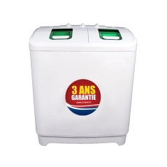 Orient XPB1-12-5, Machine à laver Top Semi-Automatique 12.5 Kg en Blanc Garantie 3 ans