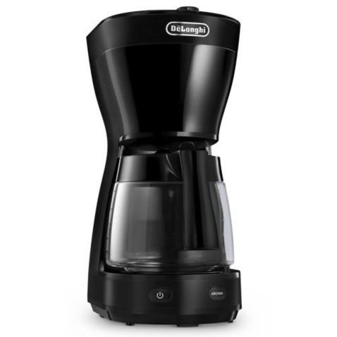 DeLonghi ICM16210.BK, cafetière de 1000Watts, 1.25 Litres en Noir