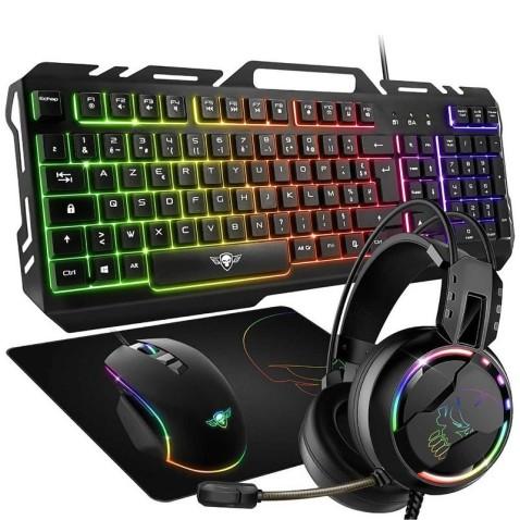 Spirit Of Gamer Pack 4en1 PRO-MKH5, Clavier, Souris, Tapis et Casque