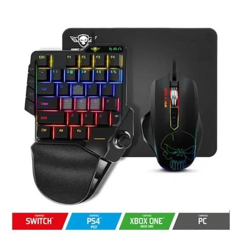 Spirit Of Gamer Pack Gamer  XPERT-G900, Clavier et souris en Noir 