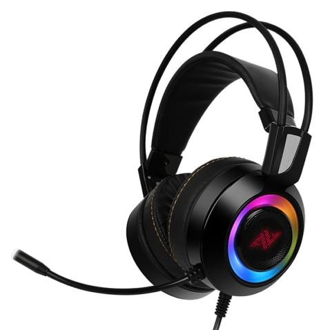 ABKONCORE Casque Gamer CH60, Real 7.1 en Noir 