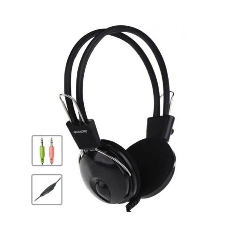 Macro H5321, Casque avec Micro filaire en Noir