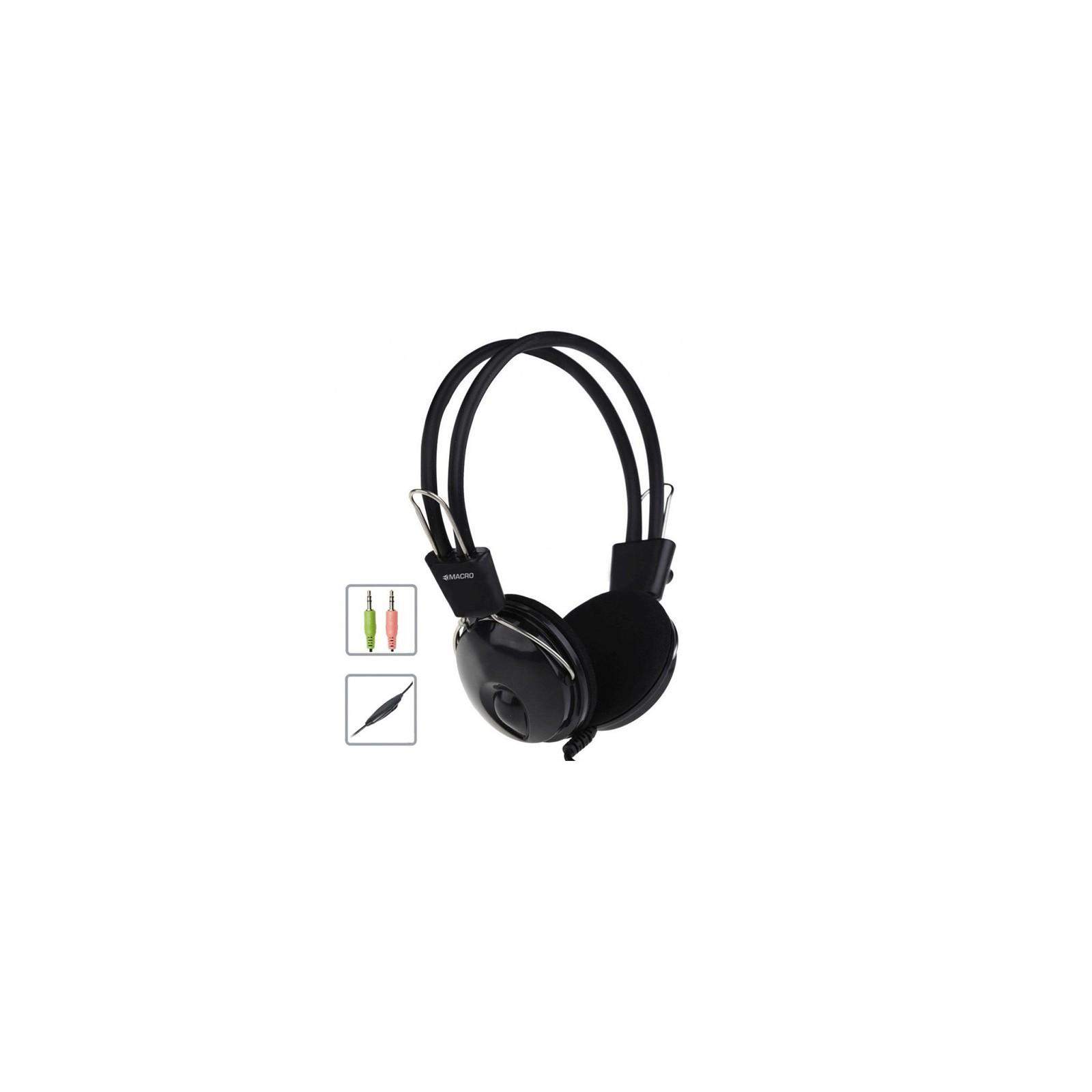 Macro H5321, Casque avec Micro filaire en Noir Macro H5321, Casque avec Micro filaire en Noir