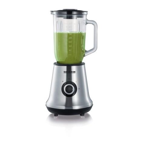 Severin SM3734, Blender Mixeur de 500 Watts 1L en Inox et noir