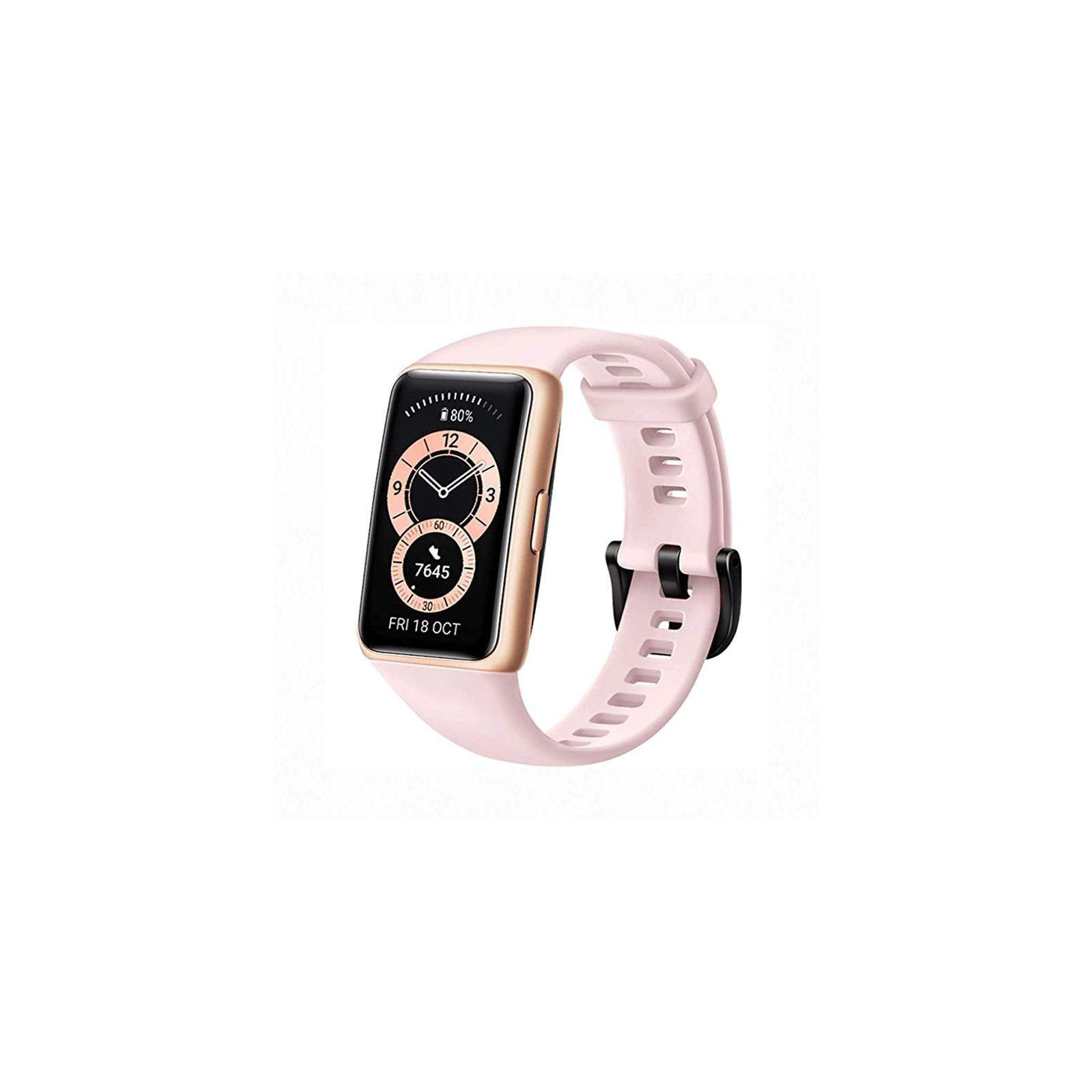 Huawei Band 6, Montre Bracelet Connecté en Rose Huawei Band 6, Montre Bracelet Connecté en Rose