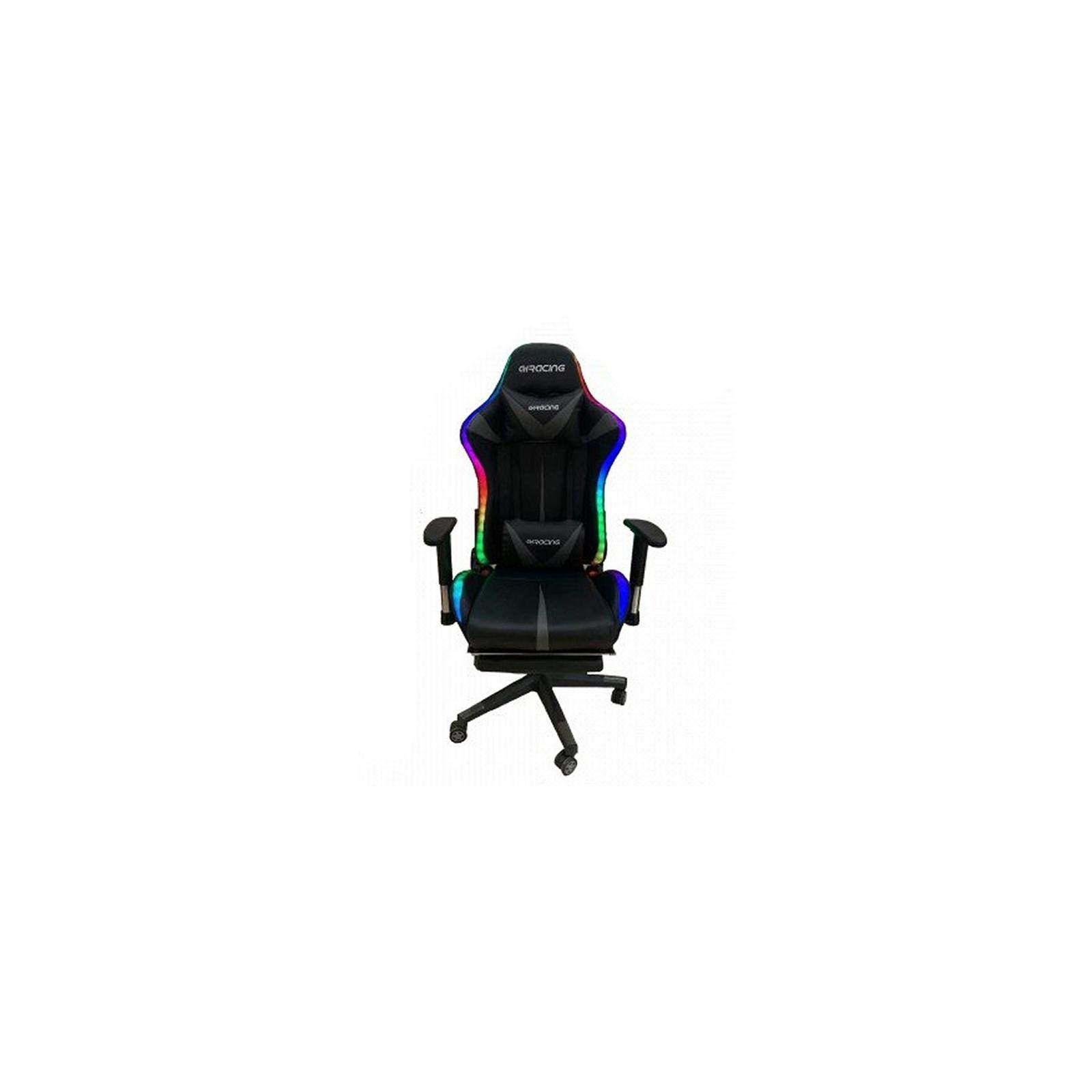 Fauteuil Pilote Gaming RGB avec Repose-pied intégré Gris Fauteuil Pilote Gaming RGB avec Repose-pied intégré Gris