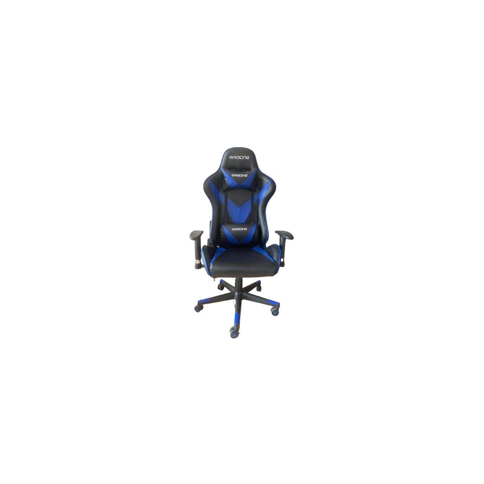 Fauteuil Pilote Gaming RGB avec Repose-pied intégré Bleu Fauteuil Pilote Gaming RGB avec Repose-pied intégré Bleu