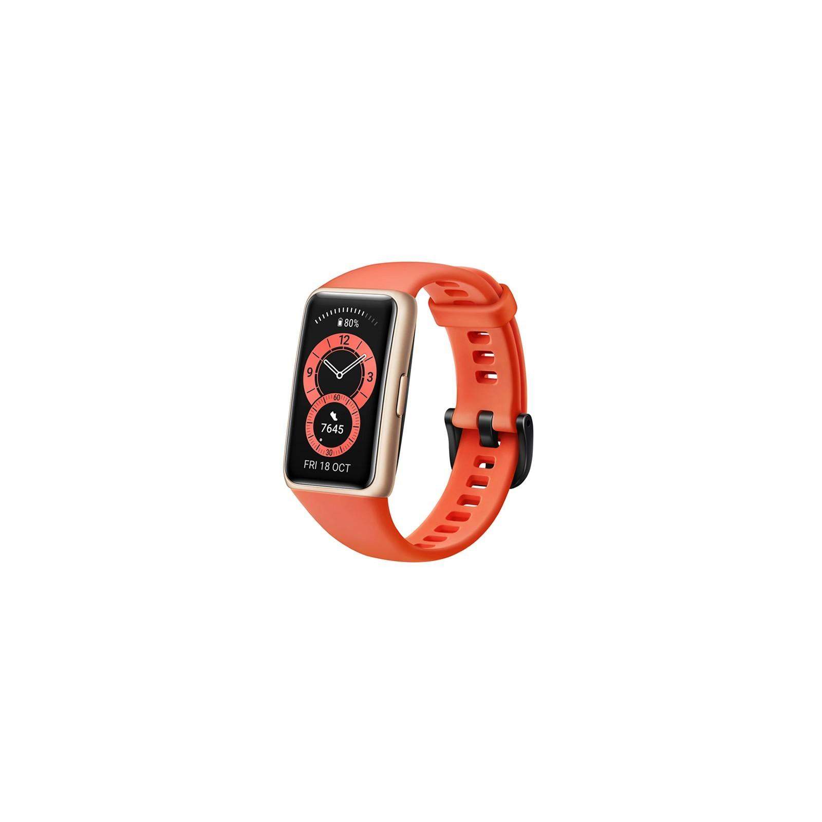 Huawei Band 6, Montre Bracelet Connecté en Amber Sunrise Huawei Band 6, Montre Bracelet Connecté en Amber Sunrise
