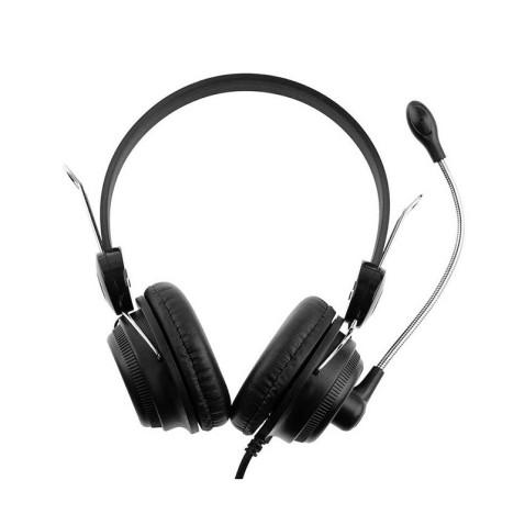 TUCCI TC-Q4, Micro Casque Filaire USB en Noir