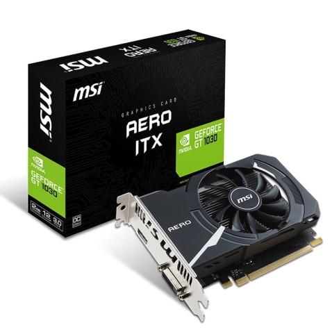 MSI, Carte Graphique GeForce GT 1030 AERO ITX 2GD4 OC