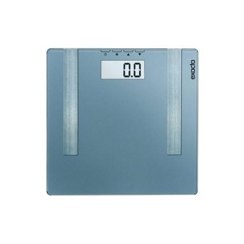 Exacta 63316, Pése personne électronique Max 180Kg en Verre de sécurité Bleu