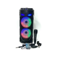 Haut Parleur ZQS-4239 LED Bluetooth 1800 mAh avec Microphone