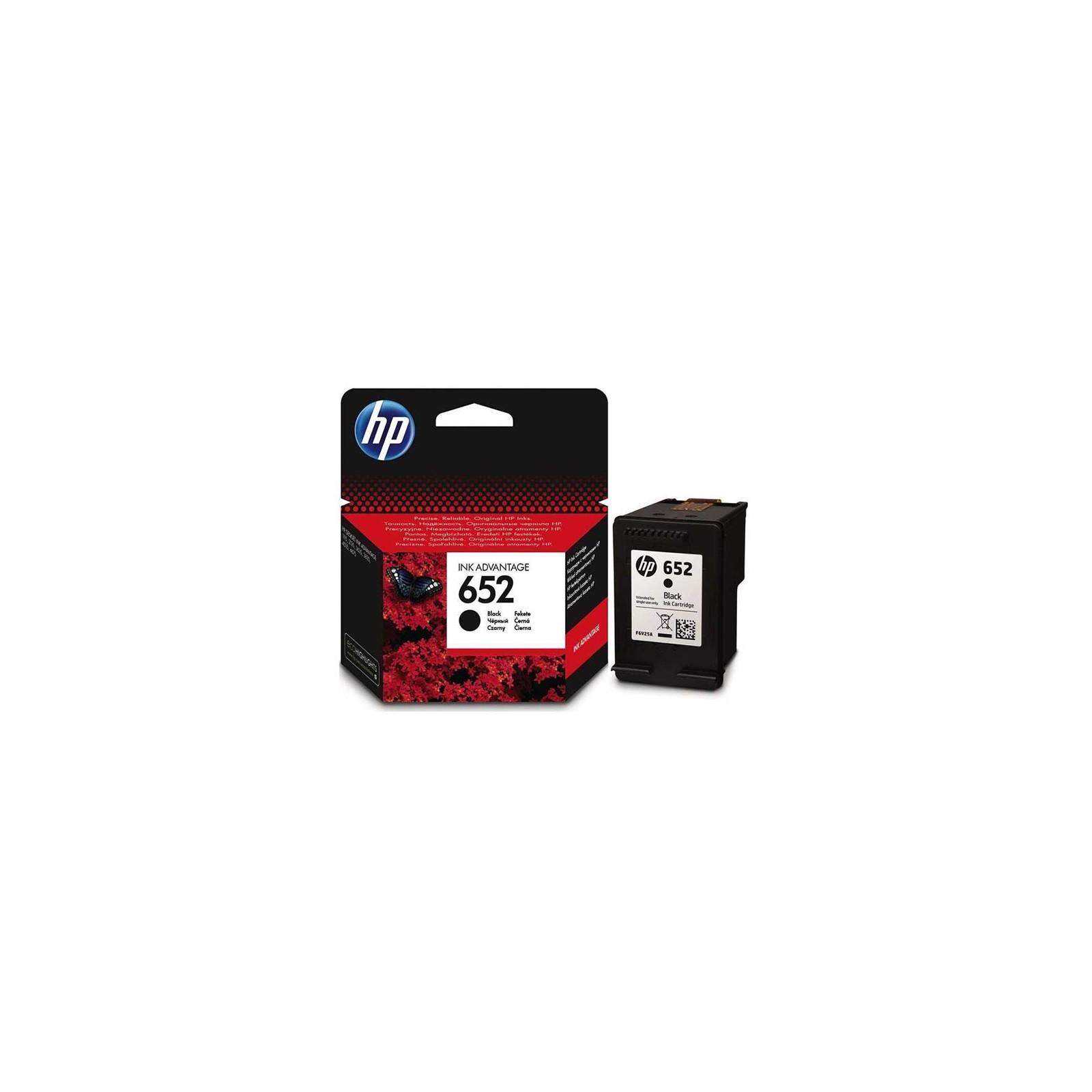 Cartouche d'encre HP 652 Noir Originale F6V25AE Cartouche d'encre HP 652 Noir Originale F6V25AE