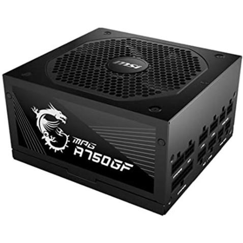 MSI MPG A750GF, Boite d'alimentation Gamer 750Watts 80PLUS GOLD