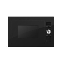 Premium AMO1200-B01, Micro onde avec Grill de 20 Litres en Verre Noir