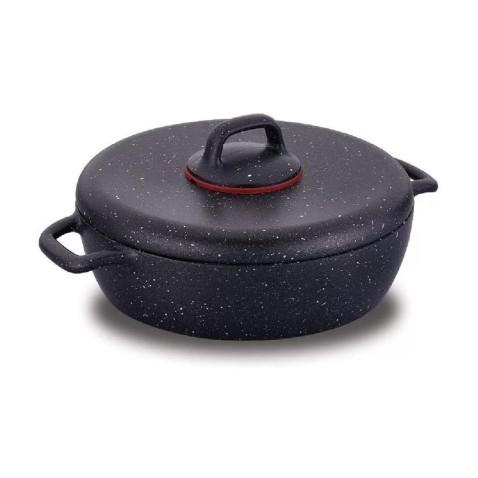 Sauteuse Korkmaz Gusto Plus 24 x 6.5 cm de 2.5 Litres en Noir