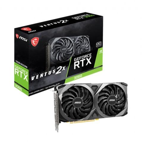 MSI, Carte Graphique GeForce RTX 3060 VENTUS 2X OC / 12G GDDR6X