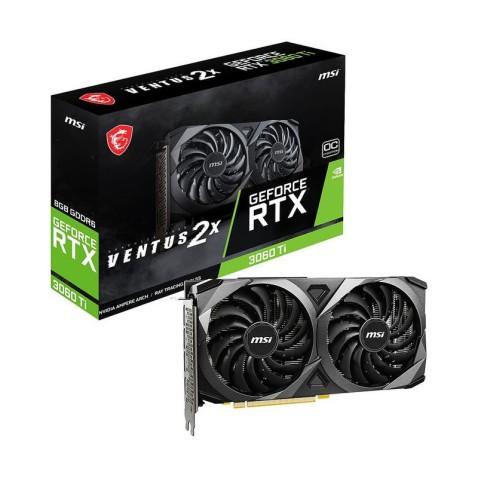 MSI, Carte Graphique GeForce RTX 3060 Ti VENTUS 2X 8G OCV1 LHR