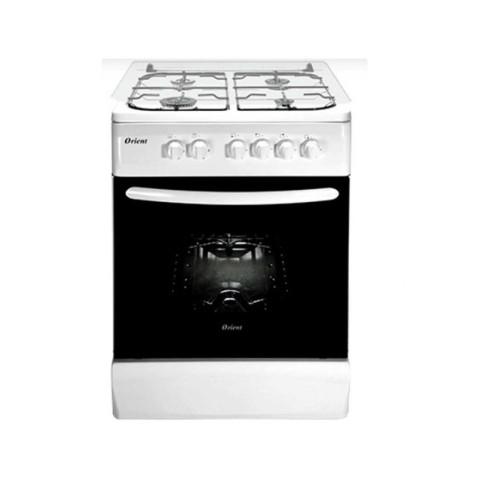 Orient OC-60-60EB-P, Cuisinière à Gaz 4 Foyers 60cm en Blanc