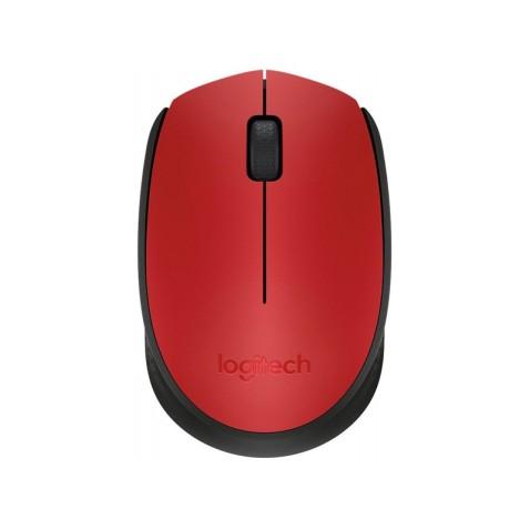 Logitech M171, Souris sans fil Max 10 métres en Rouge