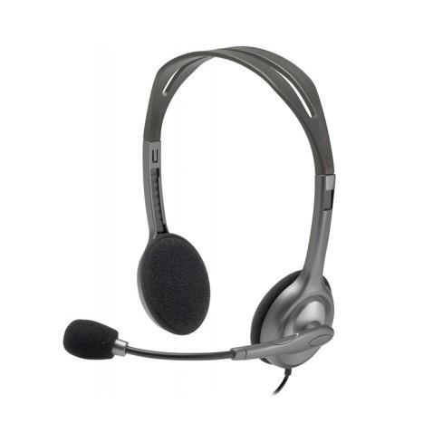 Logitech H111, Casque Micro Professionnel en Gris