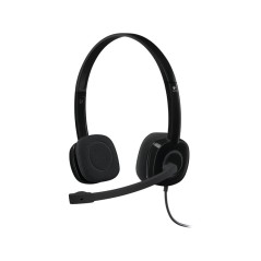 Logitech Headset H151, Casque Micro avec commandes intégrées en Noir