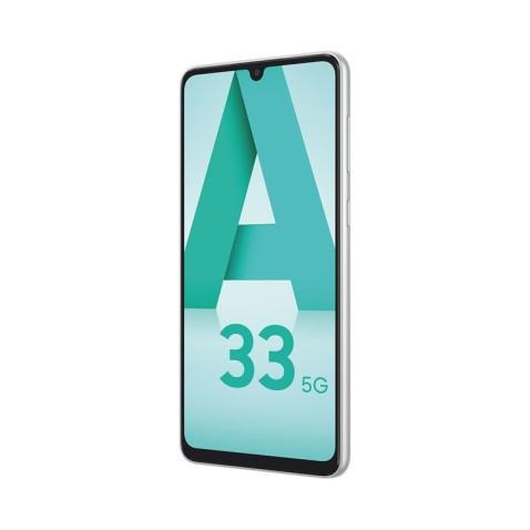 Samsung Galaxy A33, Smartphone Android 5G, RAM 6Go, 128Go en Blanc