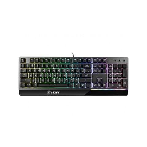 MSI Vigor GK30, Clavier gamer Rétroéclairage RGB 6 Zones AZERTY Noir