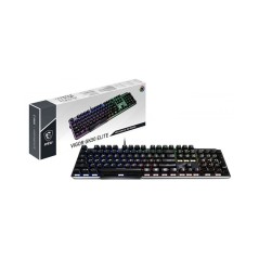 MSI Vigor GK50 Elite Box White, Clavier mécanique gamer Rétroéclairage RGB AZERTY