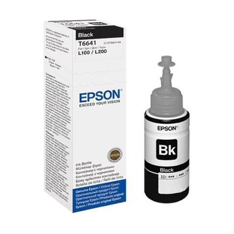 Bouteille d'encre noir 70ml Epson T6641