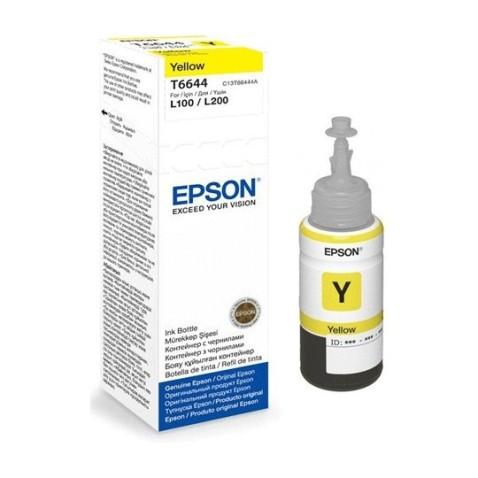 Bouteille d'encre jaune 70ml Epson T6644