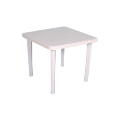 Sotufab TC040-01, Table BASMA S 80 x 80 cm Blanc Lait