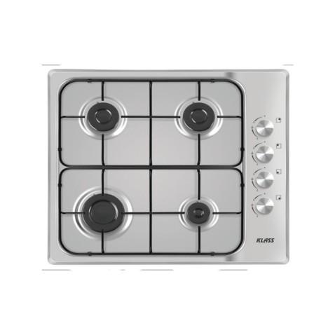 KLASS X60, Plaque de cuisson Encastrable à 4 feux 60 cm en Inox