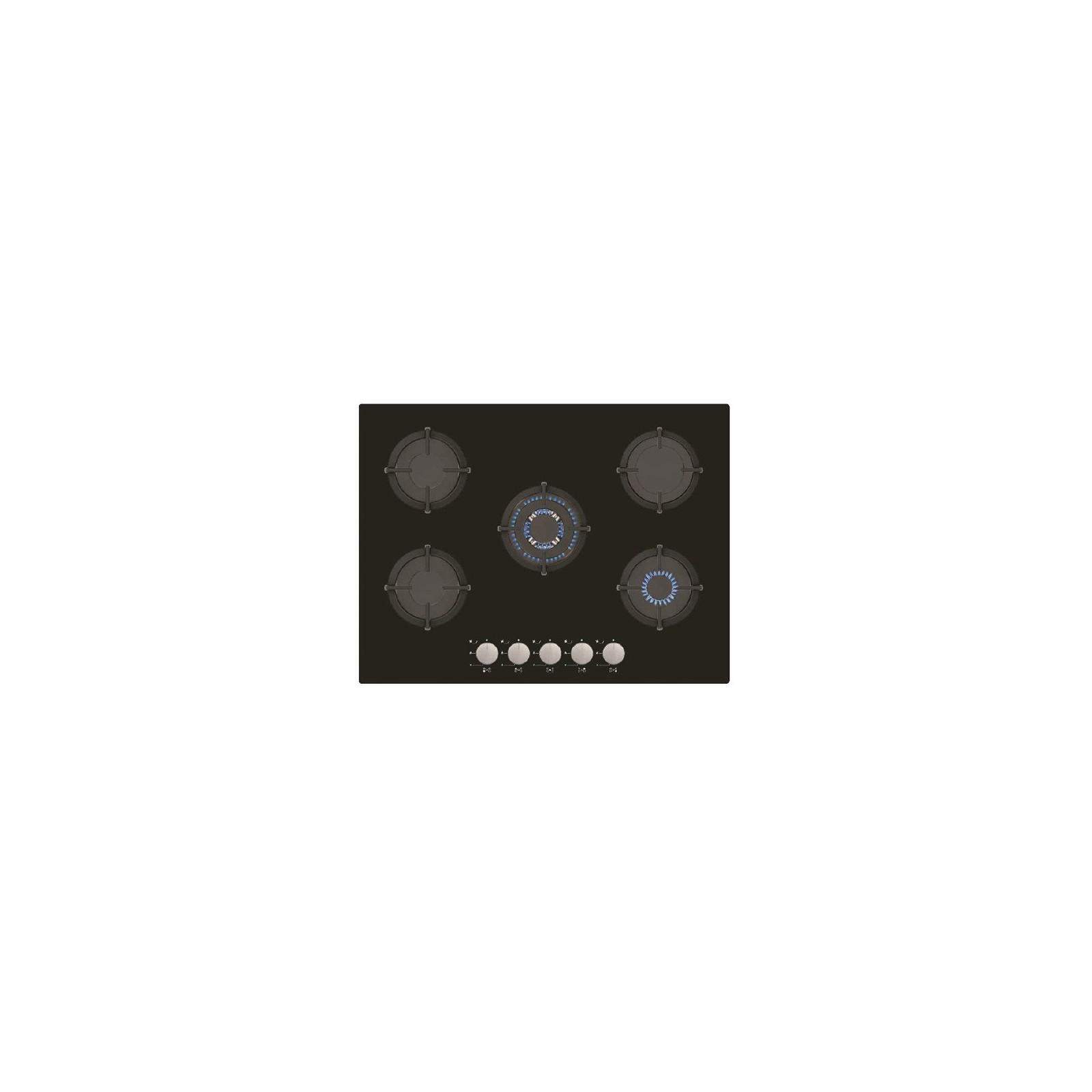 Smifer H7505NGSSP, Plaque de cuisson Encastrable à 5 feux 70cm en Verre Noir Smifer H7505NGSSP, Plaque de cuisson Encastrable à 5 feux 70cm en Verre Noir