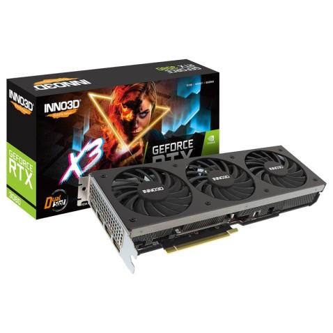 INNO3D, Carte Graphique  GeForce RTX 3080 X3 LHR-10 Go GDDR6X