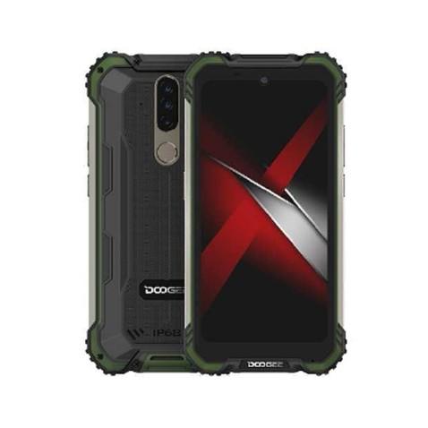 DOOGEE S58P, Smartphone Android RAM 6Go 64 Go Anti chute en Noir et Vert