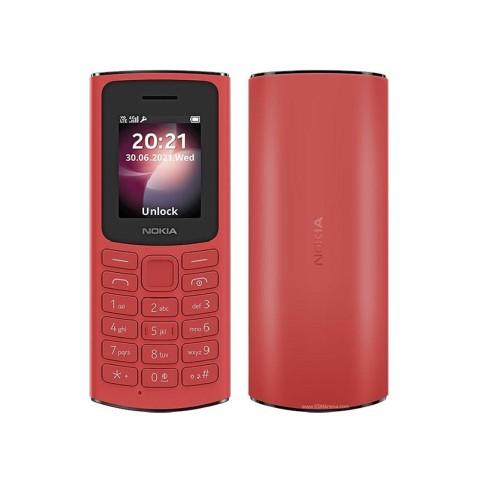 Nokia 105 2022, Téléphone portable 4G Double SIM en Rouge