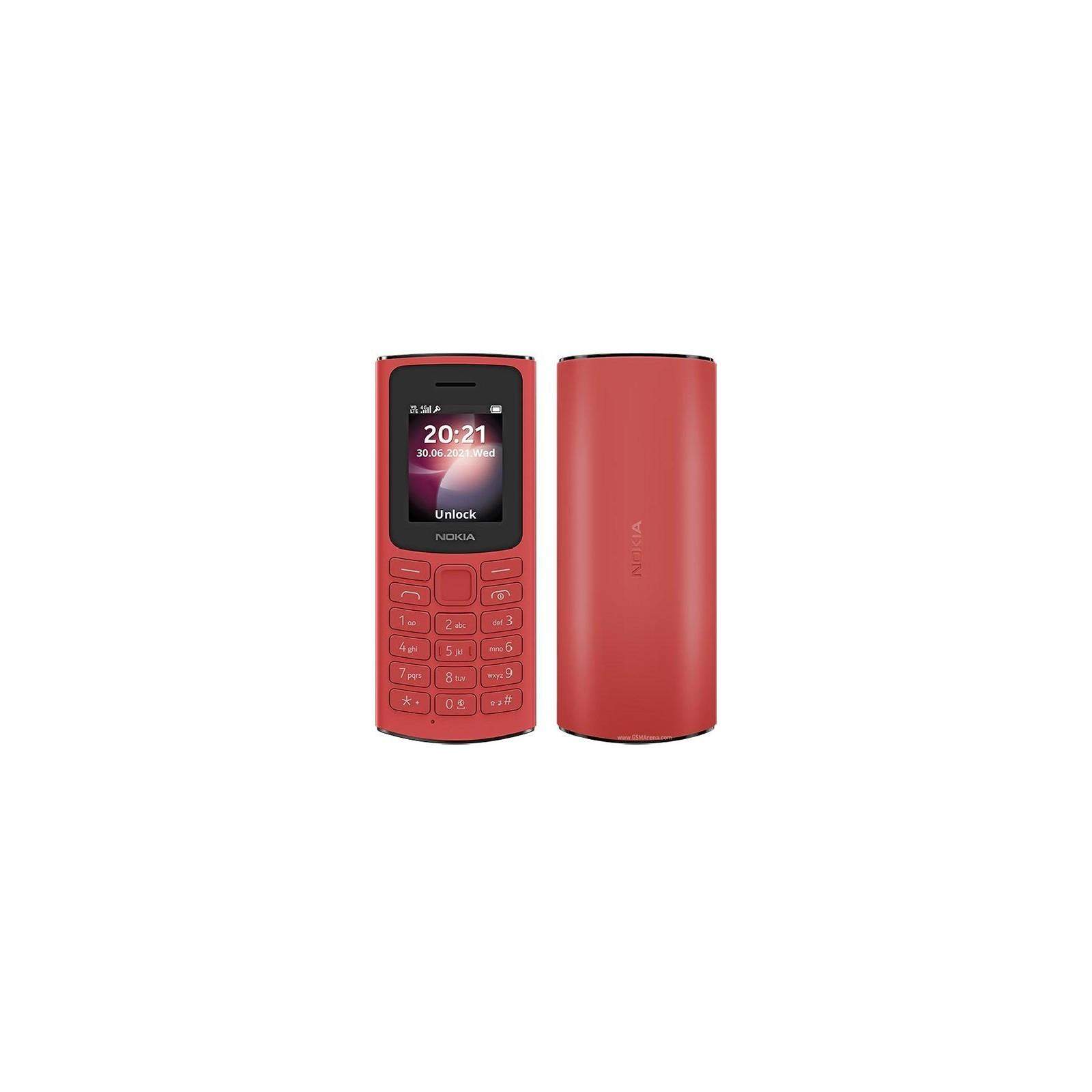 Nokia 105 2022, Téléphone portable 4G Double SIM en Rouge Nokia 105 2022, Téléphone portable 4G Double SIM en Rouge