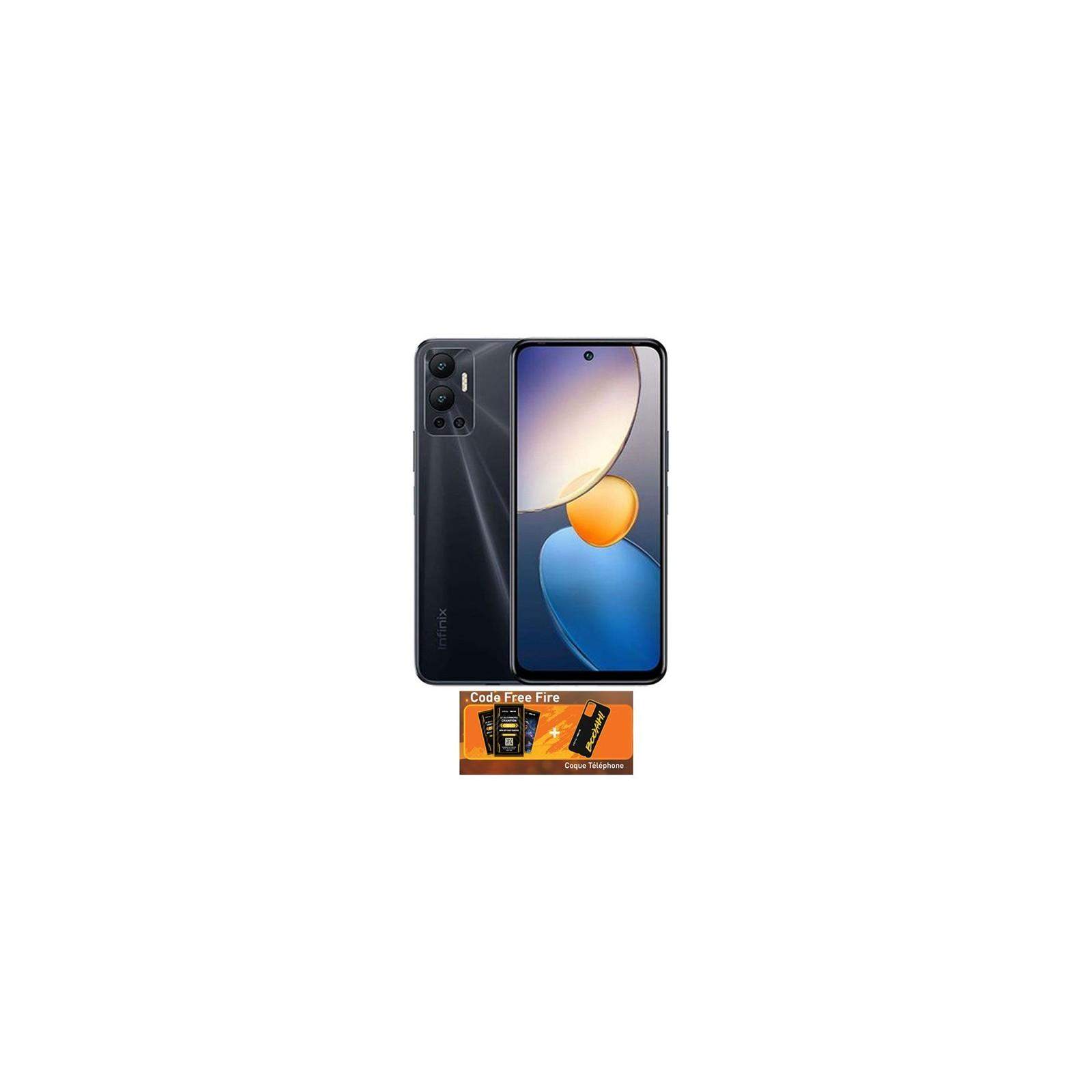 Infinix Hot 12, Smartphone Android 4G, Ram 4Go 128Go Noir + Coque Gratuit + Code FREE FIRE Infinix Hot 12, Smartphone Android 4G, Ram 4Go 128Go Noir + Coque Gratuit + Code FREE FIRE